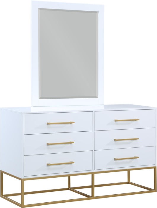 Maxine White / Gold Dresser - Just Furniture (PA) - Multi Location