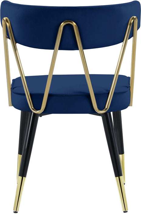 Rheingold Navy Velvet Dining Chair - Just Furniture (PA) - Multi Location