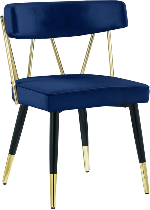 Rheingold Navy Velvet Dining Chair - Just Furniture (PA) - Multi Location