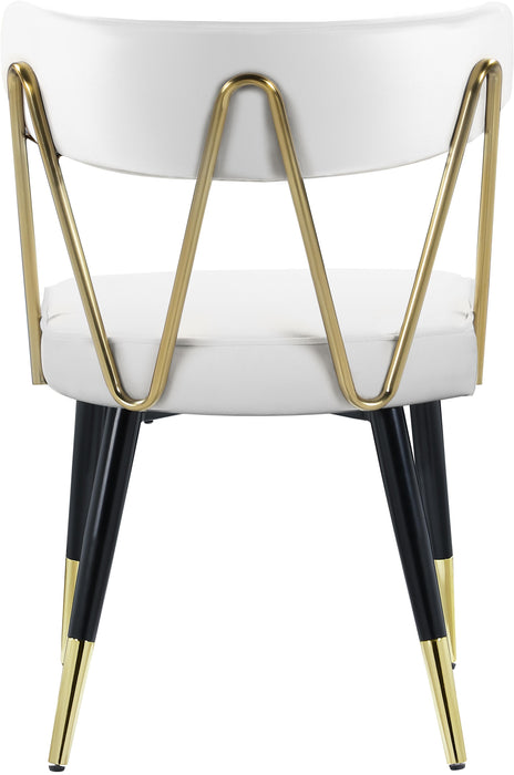 Rheingold White Faux Leather Dining Chair - Just Furniture (PA) - Multi Location