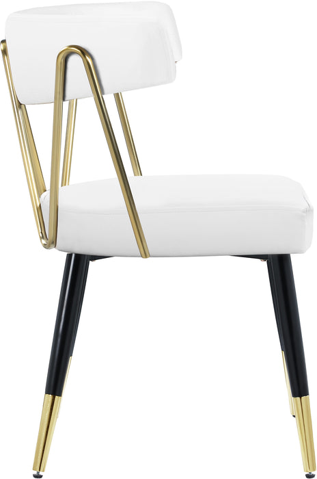 Rheingold White Faux Leather Dining Chair - Just Furniture (PA) - Multi Location