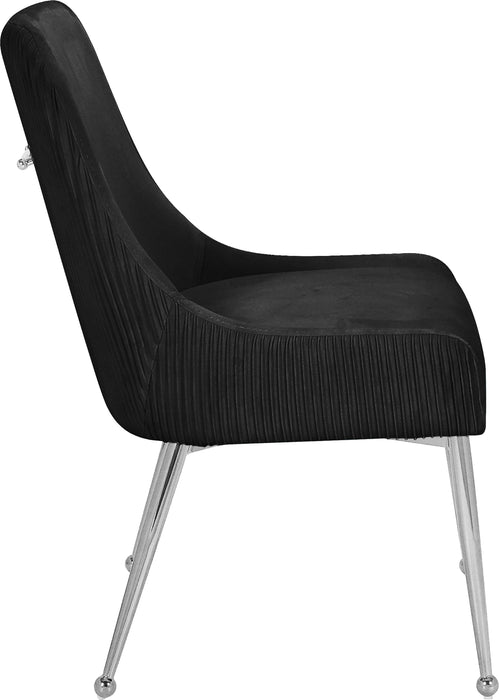 Ace Black Velvet Dining Chair - Just Furniture (PA) - Multi Location