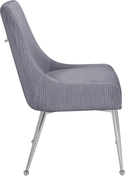 Ace Grey Velvet Dining Chair - Just Furniture (PA) - Multi Location