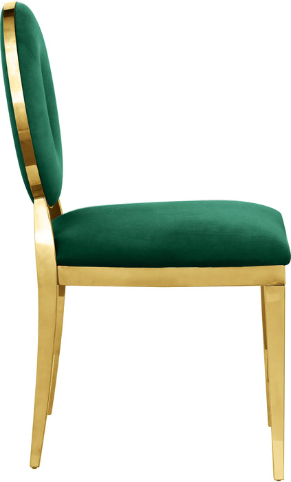 Carousel Green Velvet Dining Chair - Just Furniture (PA) - Multi Location