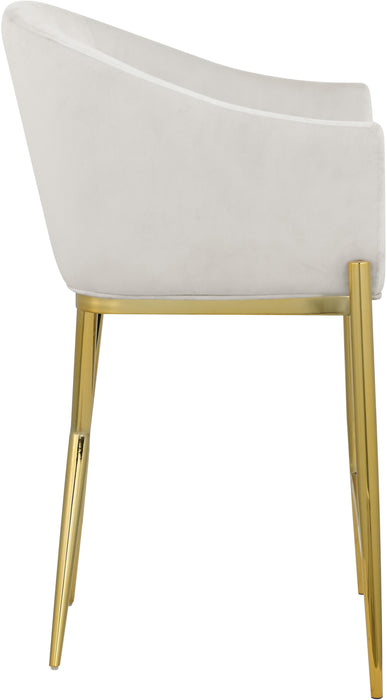Xavier Cream Velvet Counter Stool - Just Furniture (PA) - Multi Location