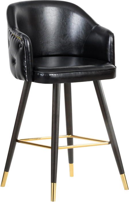 Barbosa Black Faux Leather Counter/Bar Stool - Just Furniture (PA) - Multi Location