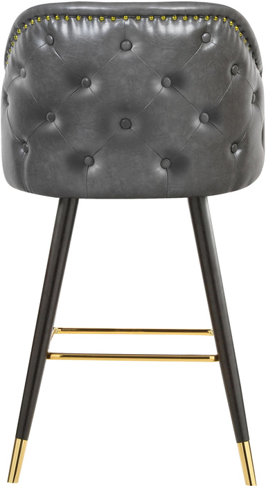 Barbosa Grey Faux Leather Counter/Bar Stool - Just Furniture (PA) - Multi Location