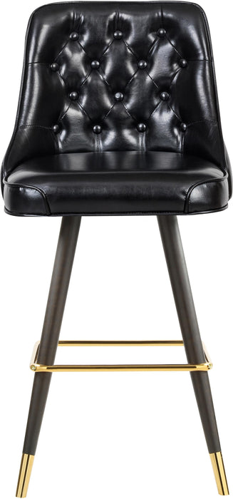Portnoy Black Faux Leather Counter/Bar Stool - Just Furniture (PA) - Multi Location