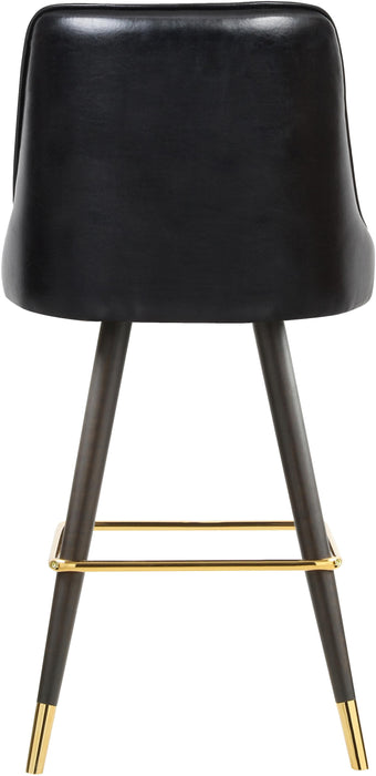 Portnoy Black Faux Leather Counter/Bar Stool - Just Furniture (PA) - Multi Location