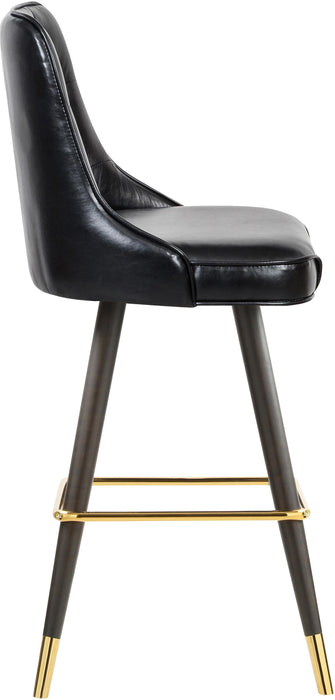Portnoy Black Faux Leather Counter/Bar Stool - Just Furniture (PA) - Multi Location