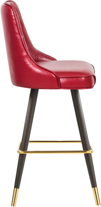 Portnoy Red Faux Leather Counter/Bar Stool - Just Furniture (PA) - Multi Location