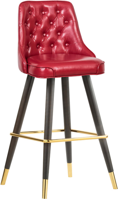 Portnoy Red Faux Leather Counter/Bar Stool - Just Furniture (PA) - Multi Location