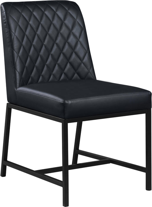 Bryce Black Faux Leather Dining Chair - Just Furniture (PA) - Multi Location