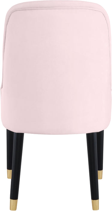 Omni Pink Velvet Dining Chair - Just Furniture (PA) - Multi Location
