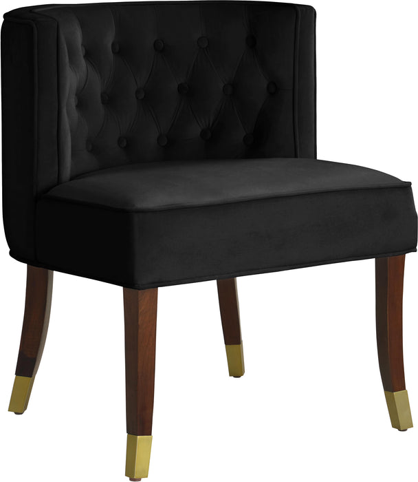 Perry Black Velvet Dining Chair - Just Furniture (PA) - Multi Location
