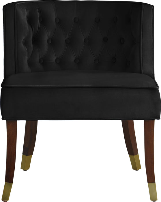 Perry Black Velvet Dining Chair - Just Furniture (PA) - Multi Location