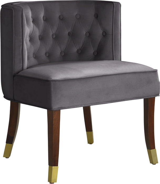 Perry Grey Velvet Dining Chair - Just Furniture (PA) - Multi Location