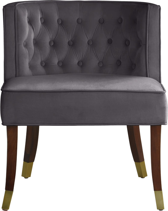 Perry Grey Velvet Dining Chair - Just Furniture (PA) - Multi Location