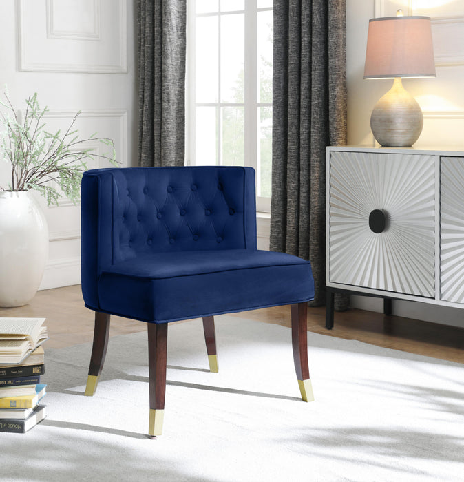 Perry Navy Velvet Dining Chair - Just Furniture (PA) - Multi Location