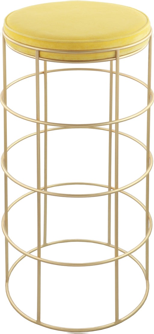 Rebar Yellow Velvet Bar Stool - Just Furniture (PA) - Multi Location