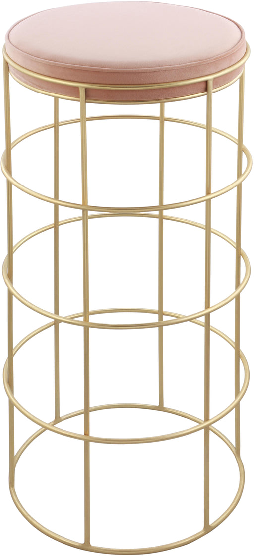 Rebar Pink Velvet Bar Stool - Just Furniture (PA) - Multi Location