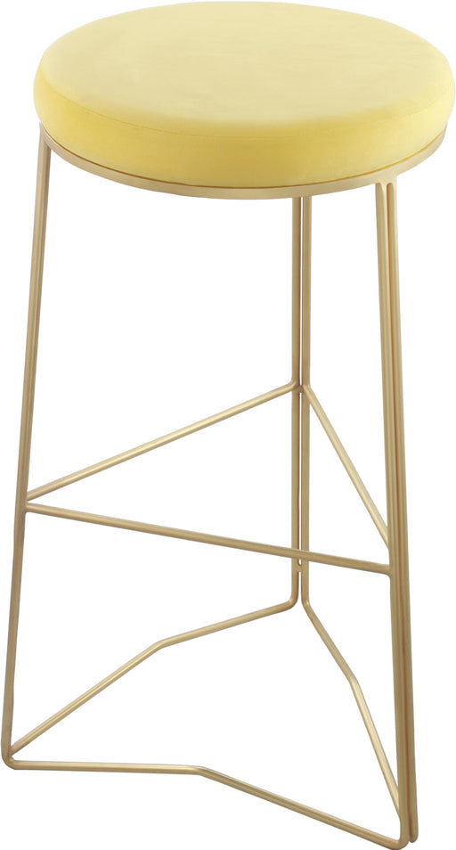 Tres Yellow Velvet Bar Stool - Just Furniture (PA) - Multi Location