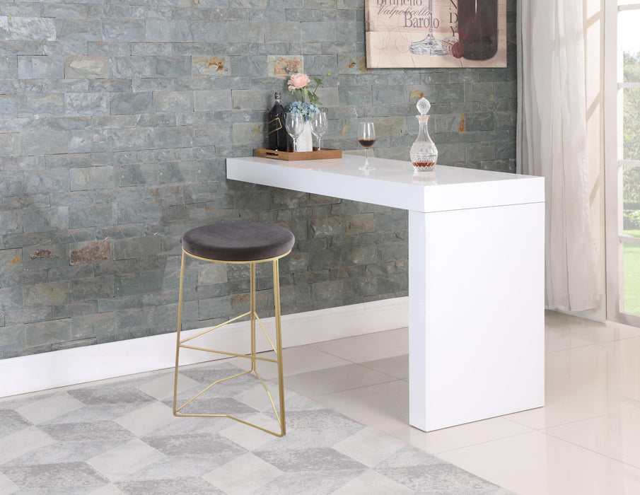 Tres Grey Velvet Bar Stool - Just Furniture (PA) - Multi Location