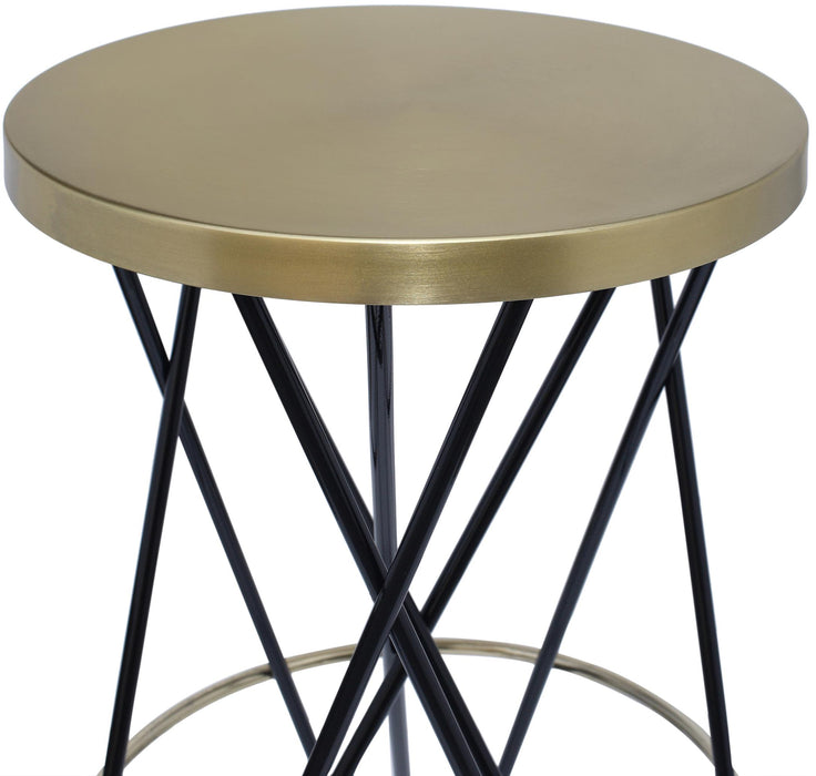 Mercury Black / Gold Counter Stool - Just Furniture (PA) - Multi Location