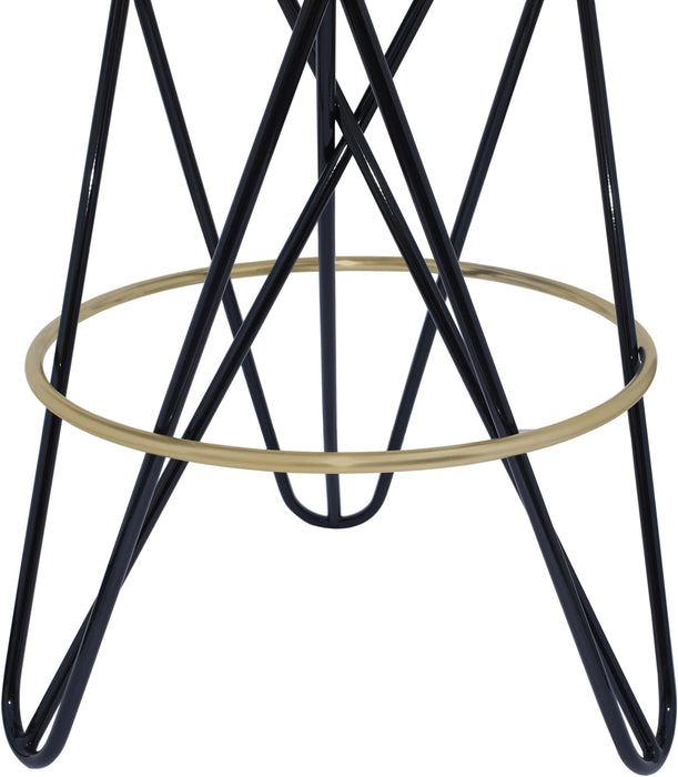 Mercury Black / Gold Counter Stool - Just Furniture (PA) - Multi Location