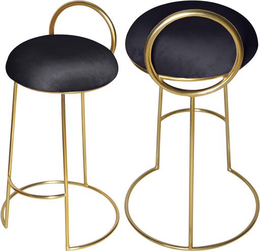 Ring Black Velvet Counter Stool - Just Furniture (PA) - Multi Location