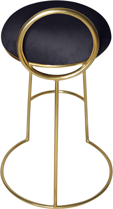 Ring Black Velvet Counter Stool - Just Furniture (PA) - Multi Location