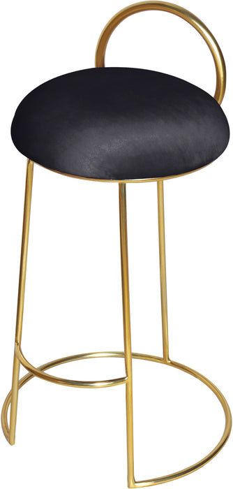 Ring Black Velvet Counter Stool - Just Furniture (PA) - Multi Location