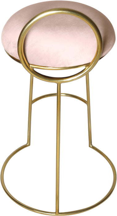 Ring Pink Velvet Counter Stool - Just Furniture (PA) - Multi Location