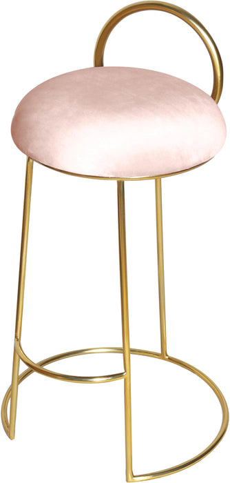 Ring Pink Velvet Counter Stool - Just Furniture (PA) - Multi Location