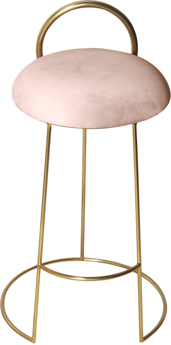 Ring Pink Velvet Counter Stool - Just Furniture (PA) - Multi Location