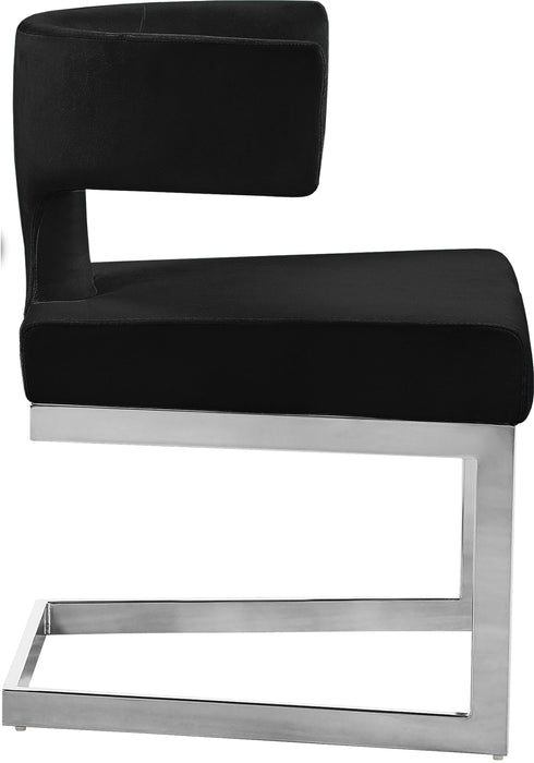 Alexandra Black Velvet Dining Chair - Just Furniture (PA) - Multi Location