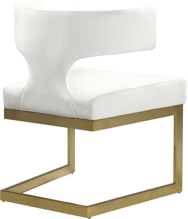 Alexandra Cream Velvet Dining Chair - Just Furniture (PA) - Multi Location