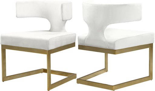 Alexandra Cream Velvet Dining Chair - Just Furniture (PA) - Multi Location