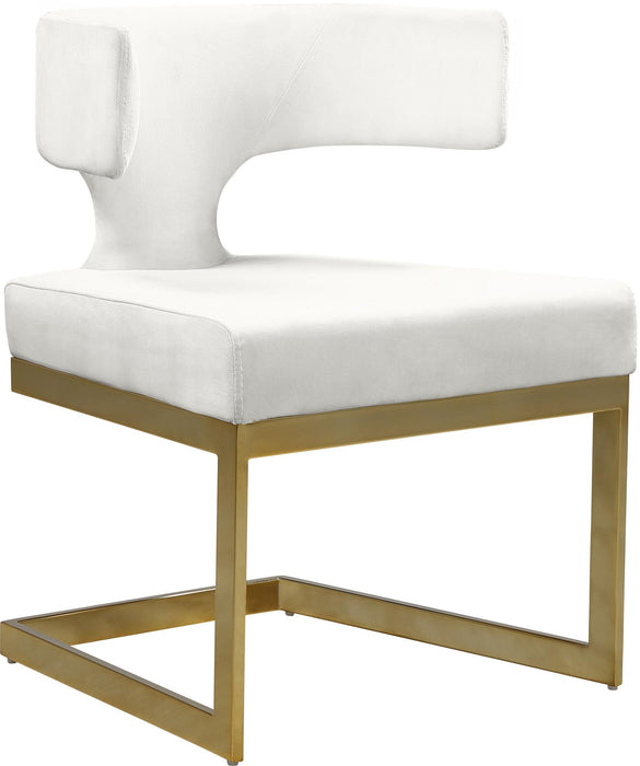 Alexandra Cream Velvet Dining Chair - Just Furniture (PA) - Multi Location