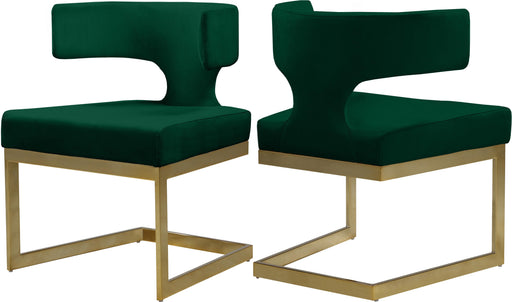 Alexandra Green Velvet Dining Chair - Just Furniture (PA) - Multi Location