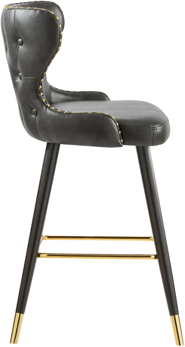 Hendrix Grey Faux Leather Counter/Bar Stool - Just Furniture (PA) - Multi Location