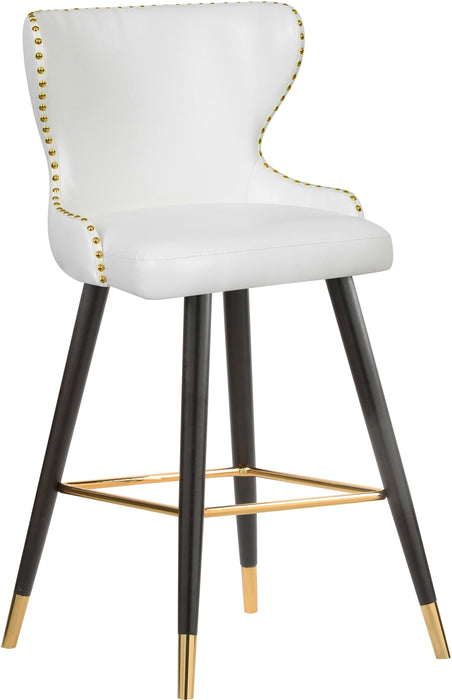 Hendrix White Faux Leather Counter/Bar Stool - Just Furniture (PA) - Multi Location