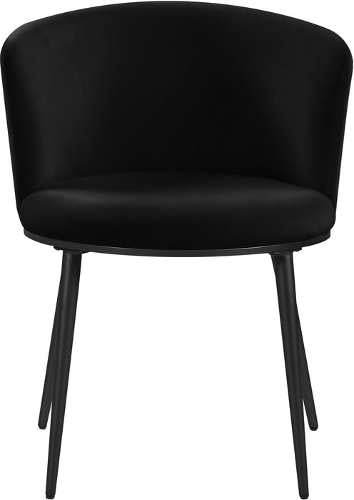 Skylar Black Velvet Dining Chair - Just Furniture (PA) - Multi Location