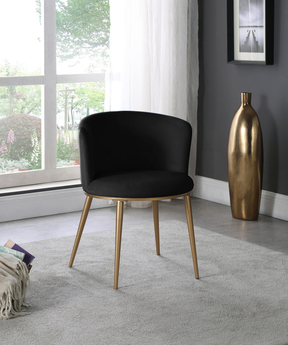 Skylar Black Velvet Dining Chair - Just Furniture (PA) - Multi Location