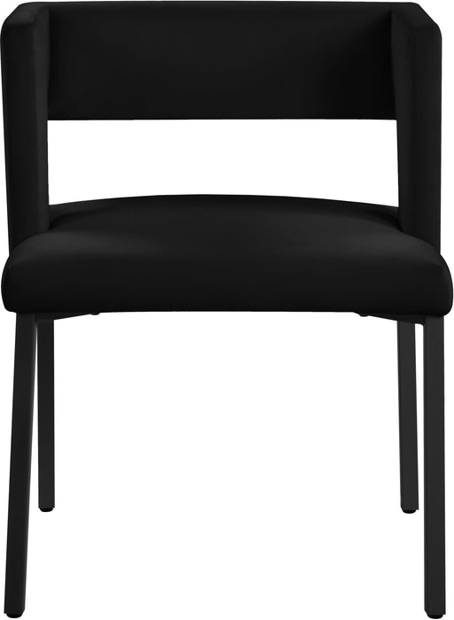 Caleb Black Velvet Dining Chair - Just Furniture (PA) - Multi Location