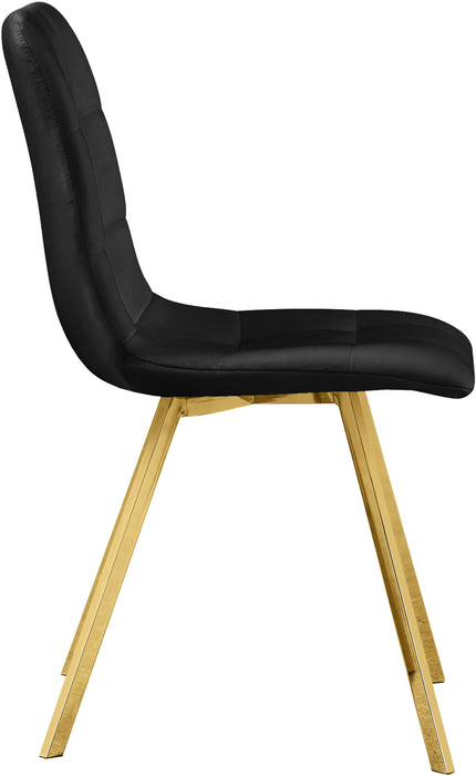 Annie Black Velvet Dining Chair - Just Furniture (PA) - Multi Location