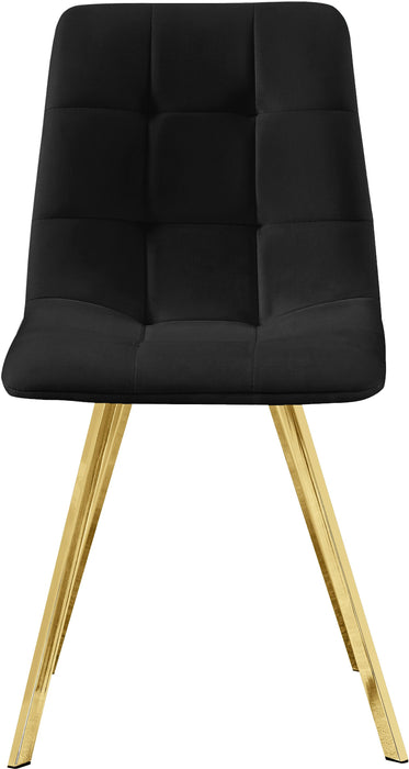 Annie Black Velvet Dining Chair - Just Furniture (PA) - Multi Location