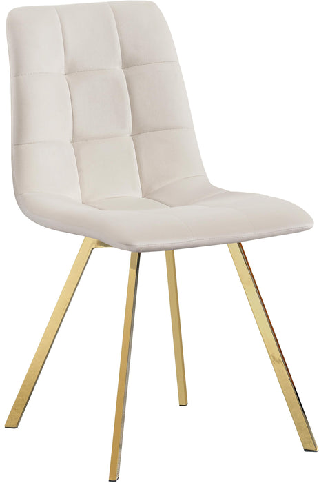 Annie Cream Velvet Dining Chair - Just Furniture (PA) - Multi Location
