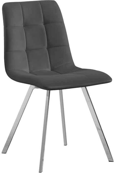 Annie Grey Velvet Dining Chair - Just Furniture (PA) - Multi Location