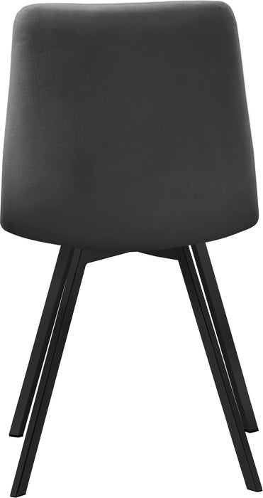 Annie Grey Velvet Dining Chair - Just Furniture (PA) - Multi Location